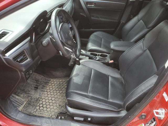 Sedans TOYOTA COROLLA 2014 Red