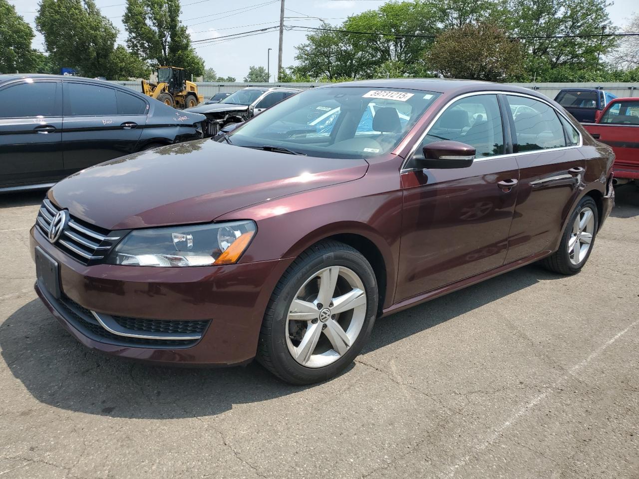 2013 Volkswagen Passat Se for Sale in Moraine, OH - Rear End