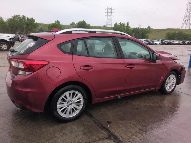  SUBARU IMPREZA 2018 Красный