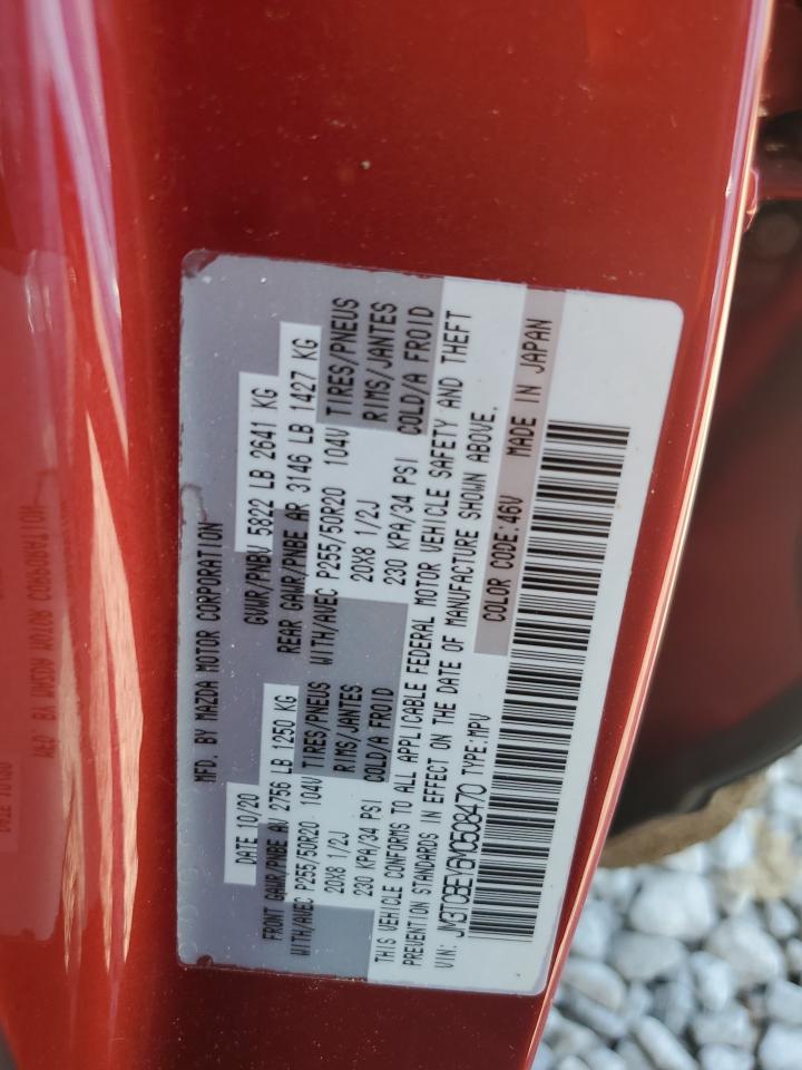 2021 Mazda Cx-9 Signature VIN: JM3TCBEY6M0508470 Lot: 58946505