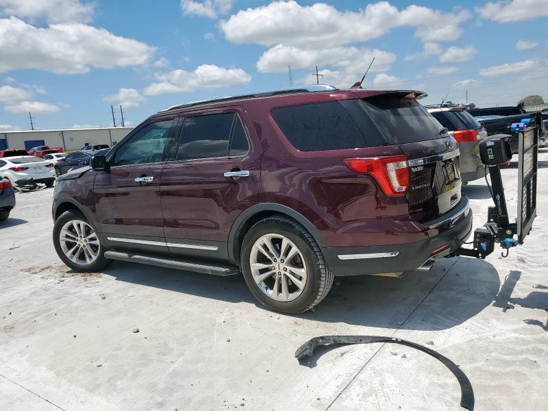  FORD EXPLORER 2018 Burgundy