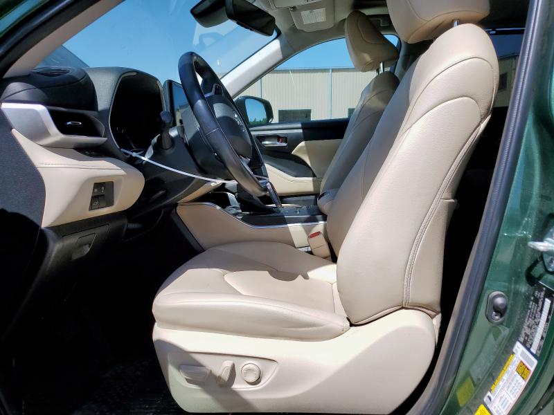  TOYOTA HIGHLANDER 2023 Зеленый