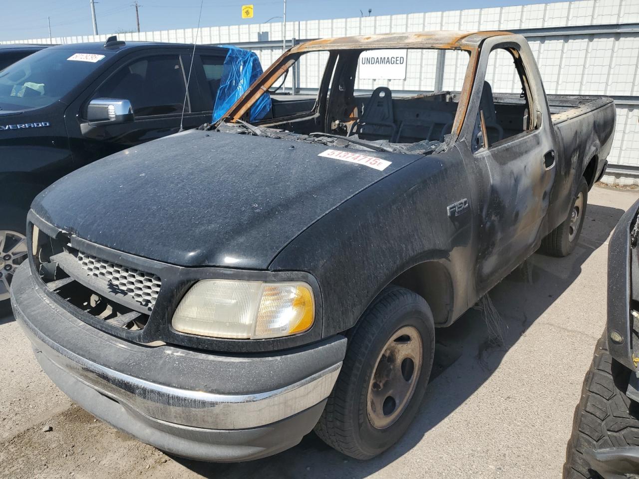 1999 Ford F150 за продажба в Las Vegas, NV - Burn - Interior