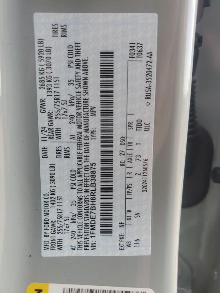 1FMDE7BH8RLB38875 2024 Ford Bronco Big Bend