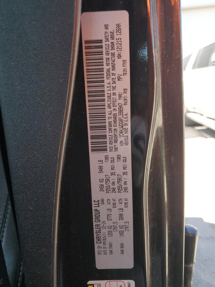 2015 Jeep Wrangler Unlimited Sport VIN: 1C4HJWDG0FL598947 Lot: 61794214