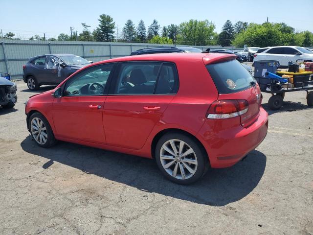  VOLKSWAGEN GOLF 2012 Czerwony