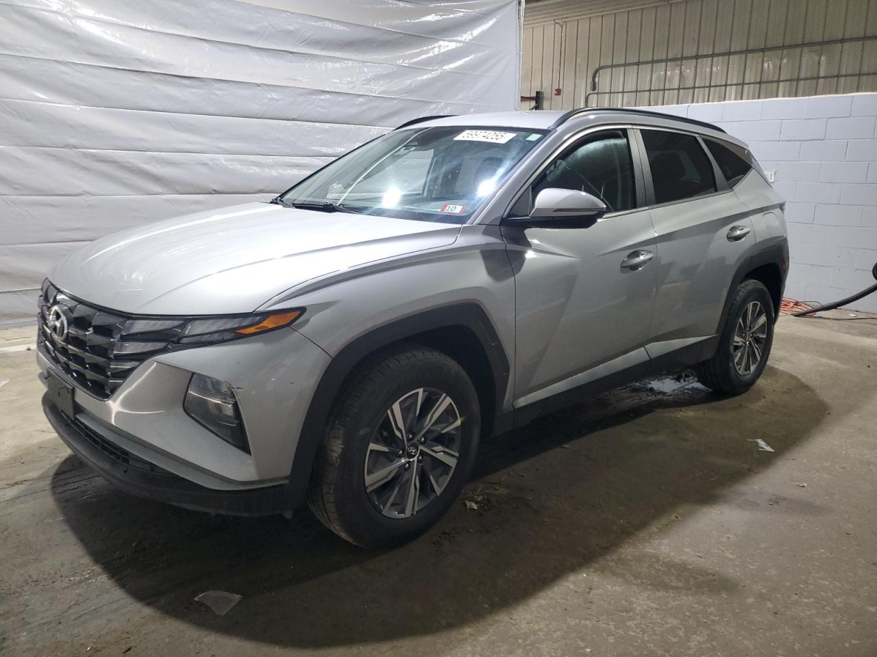 2022 Hyundai Tucson Blue на продаже в Candia, NH - Side