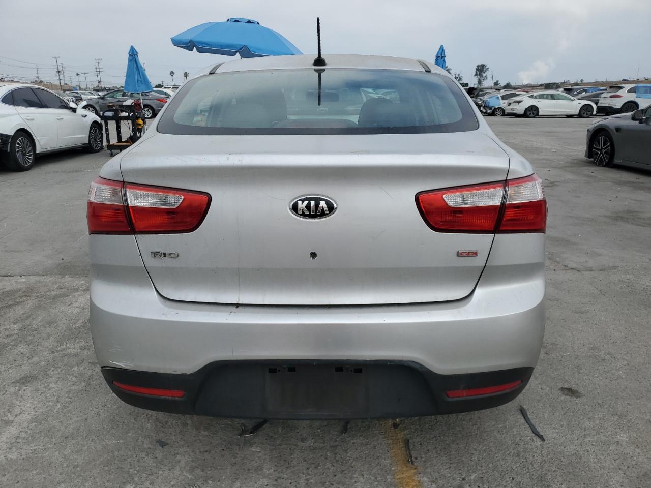 2014 Kia Rio Lx VIN: KNADM4A35E6419131 Lot: 61448785
