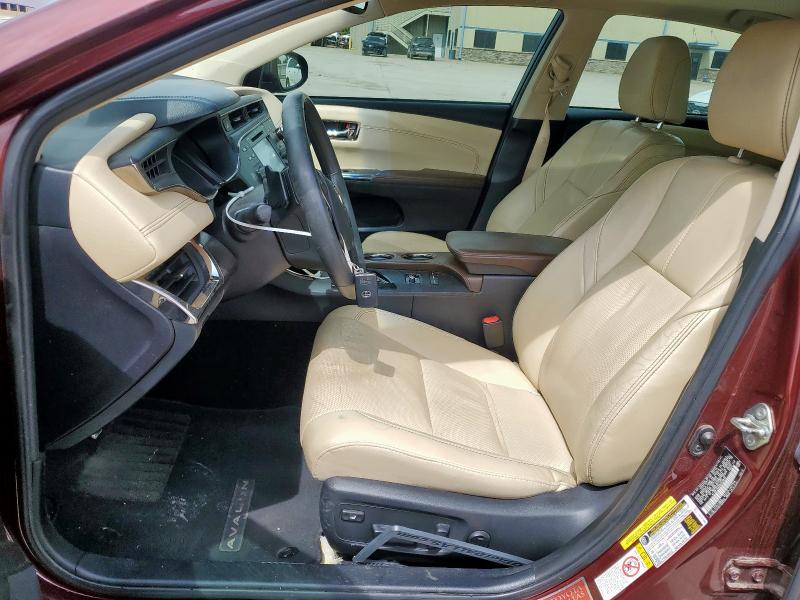 Sedans TOYOTA AVALON 2016 Maroon