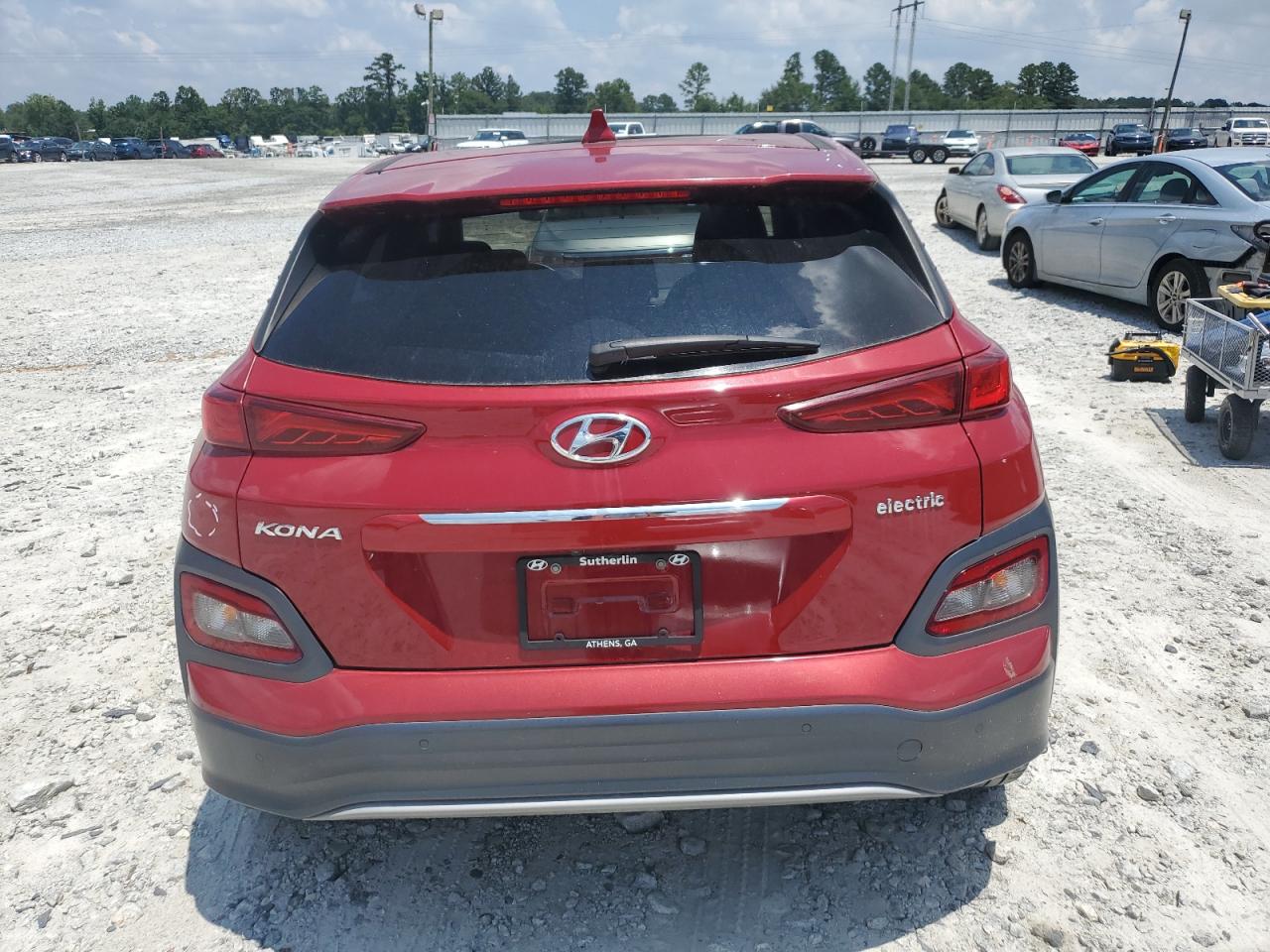 2021 Hyundai Kona Ultimate VIN: KM8K53AG6MU124730 Lot: 63114435