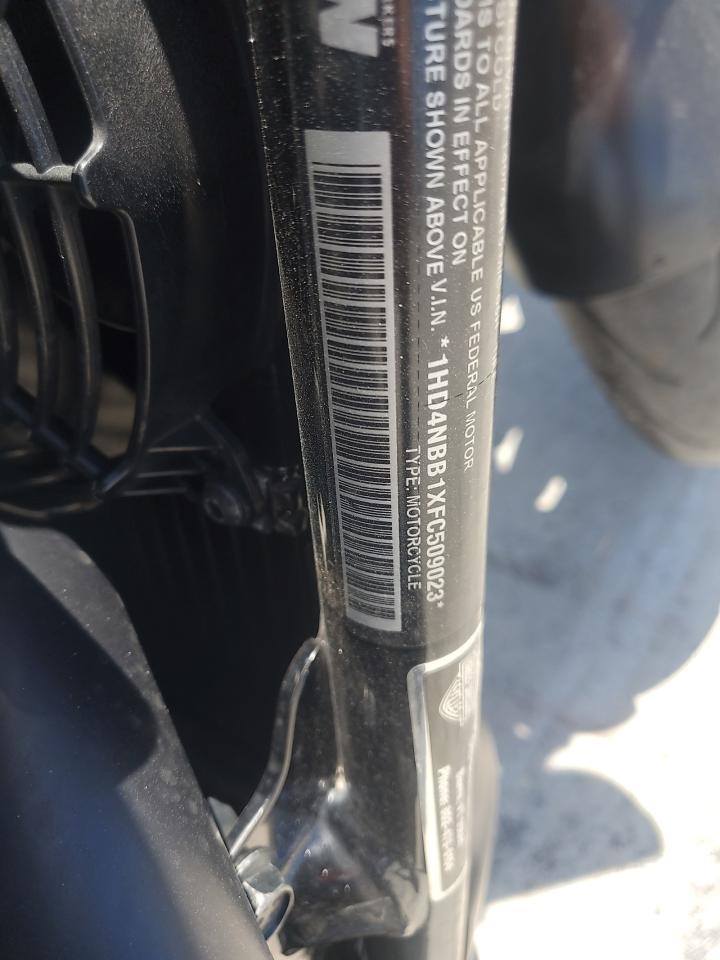 2015 Harley-Davidson Xg750 VIN: 1HD4NBB1XFC509023 Lot: 61354725