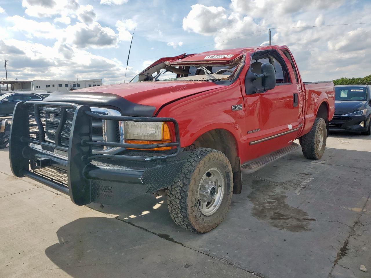 2000 Ford F350 Srw Super Duty de vânzare în Grand Prairie, TX - Rollover