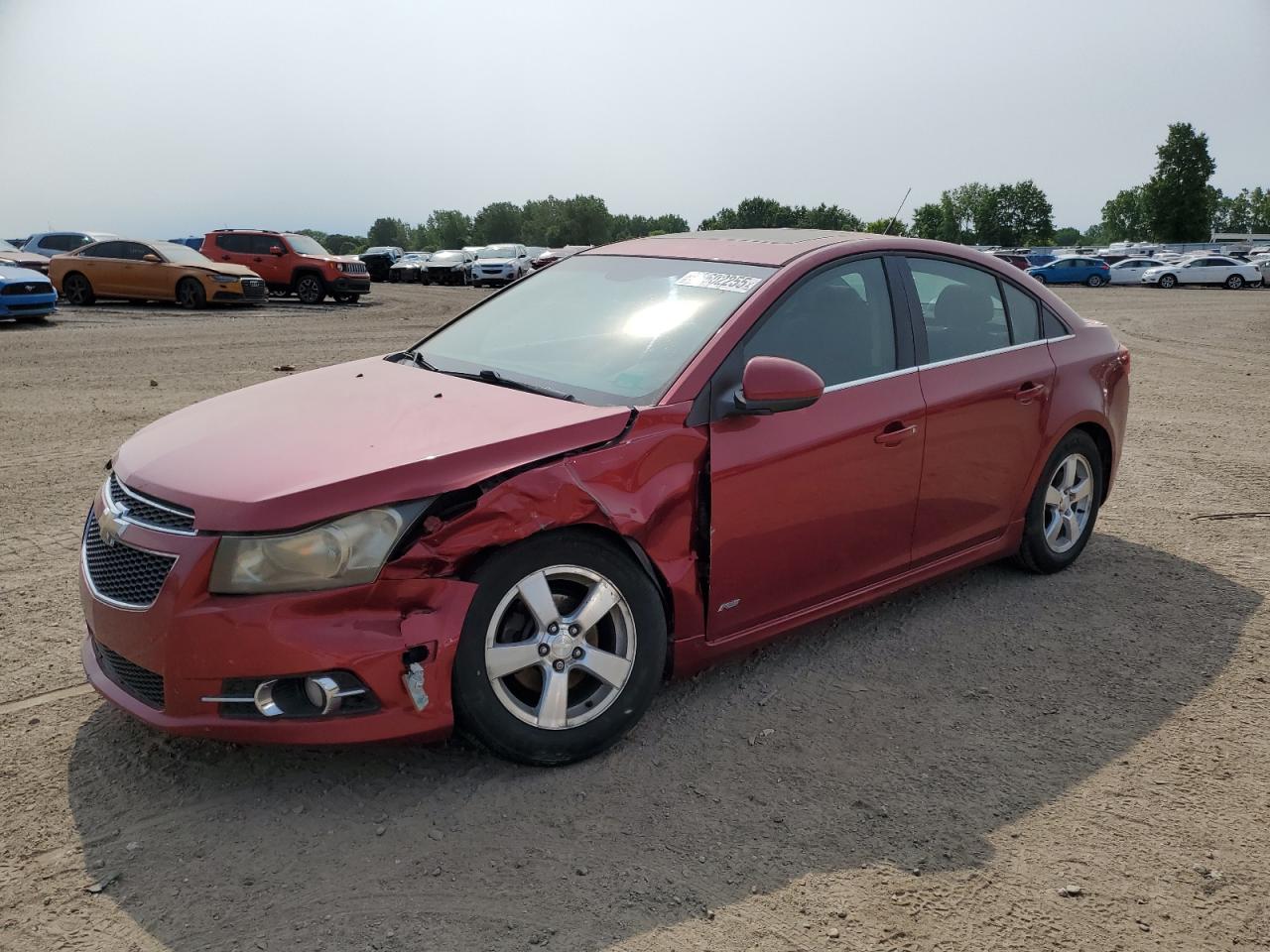 2012 Chevrolet Cruze Lt na sprzedaż w Davison, MI - Front End