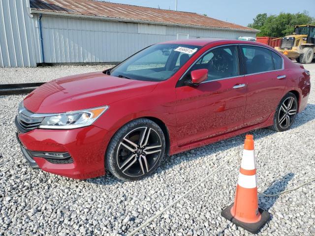  HONDA ACCORD 2017 Червоний
