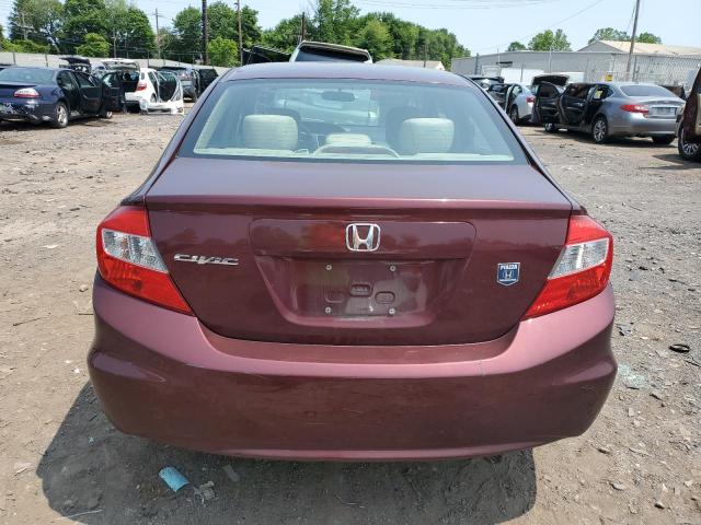  HONDA CIVIC 2012 Burgundy