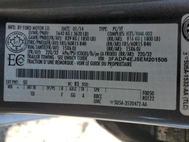2014 FORD FIESTA SE  