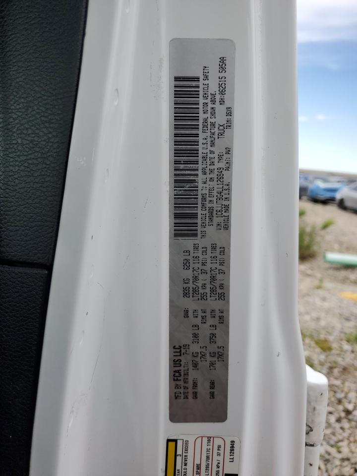 2020 Jeep Gladiator Rubicon VIN: 1C6JJTBG4LL126949 Lot: 61576835