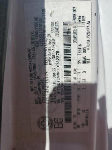 2012 FORD ECONOLINE E150 VAN  