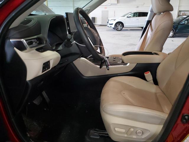  TOYOTA HIGHLANDER 2023 Red