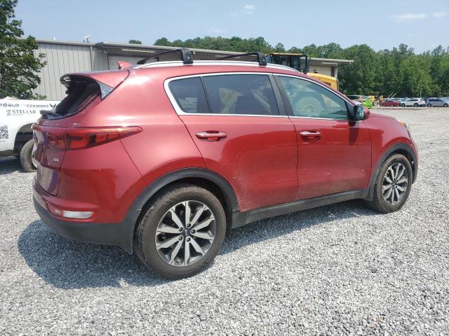  KIA SPORTAGE 2017 Красный