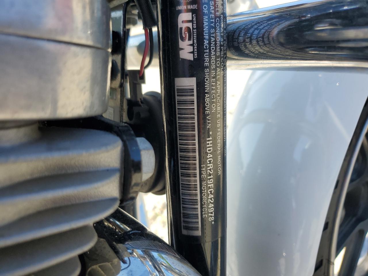 2015 Harley-Davidson Xl883 Superlow VIN: 1HD4CR219FC424978 Lot: 62847925