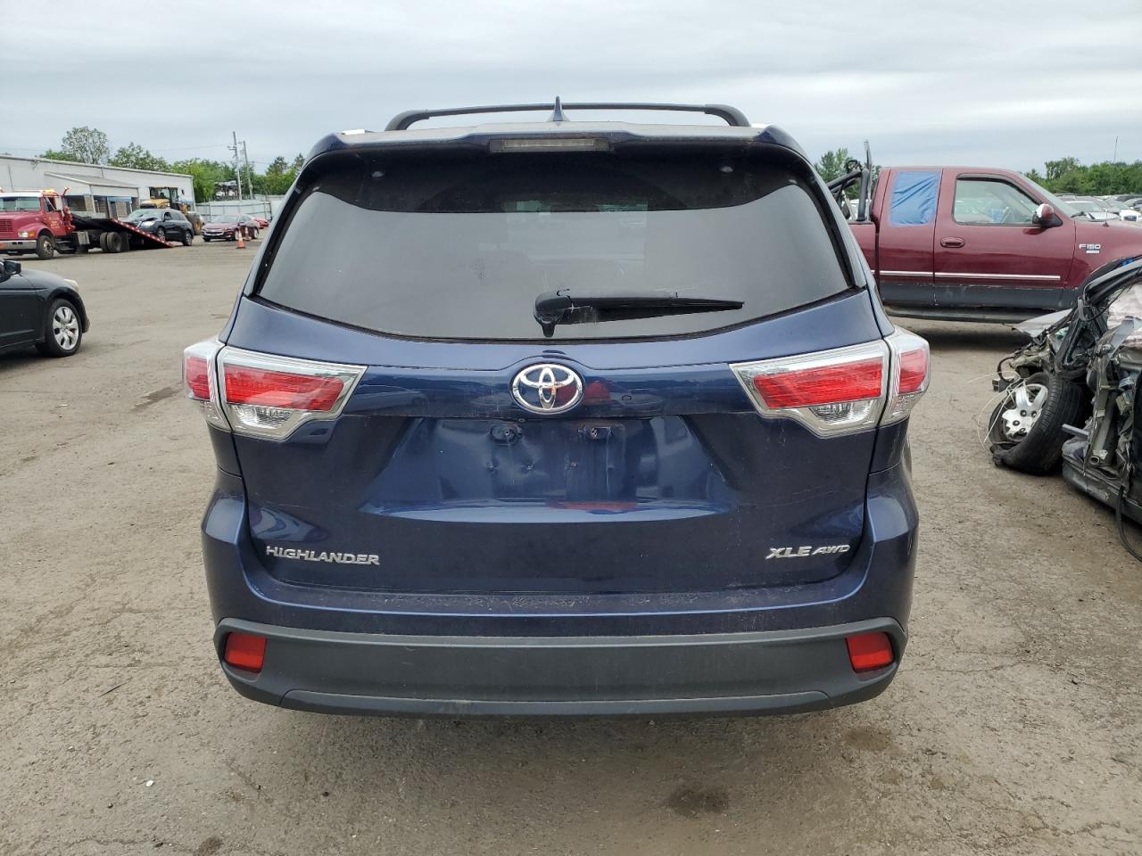 TOYOTA HIGHLANDER 2014 VIN 5TDJKRFH5ES013122 фото 6