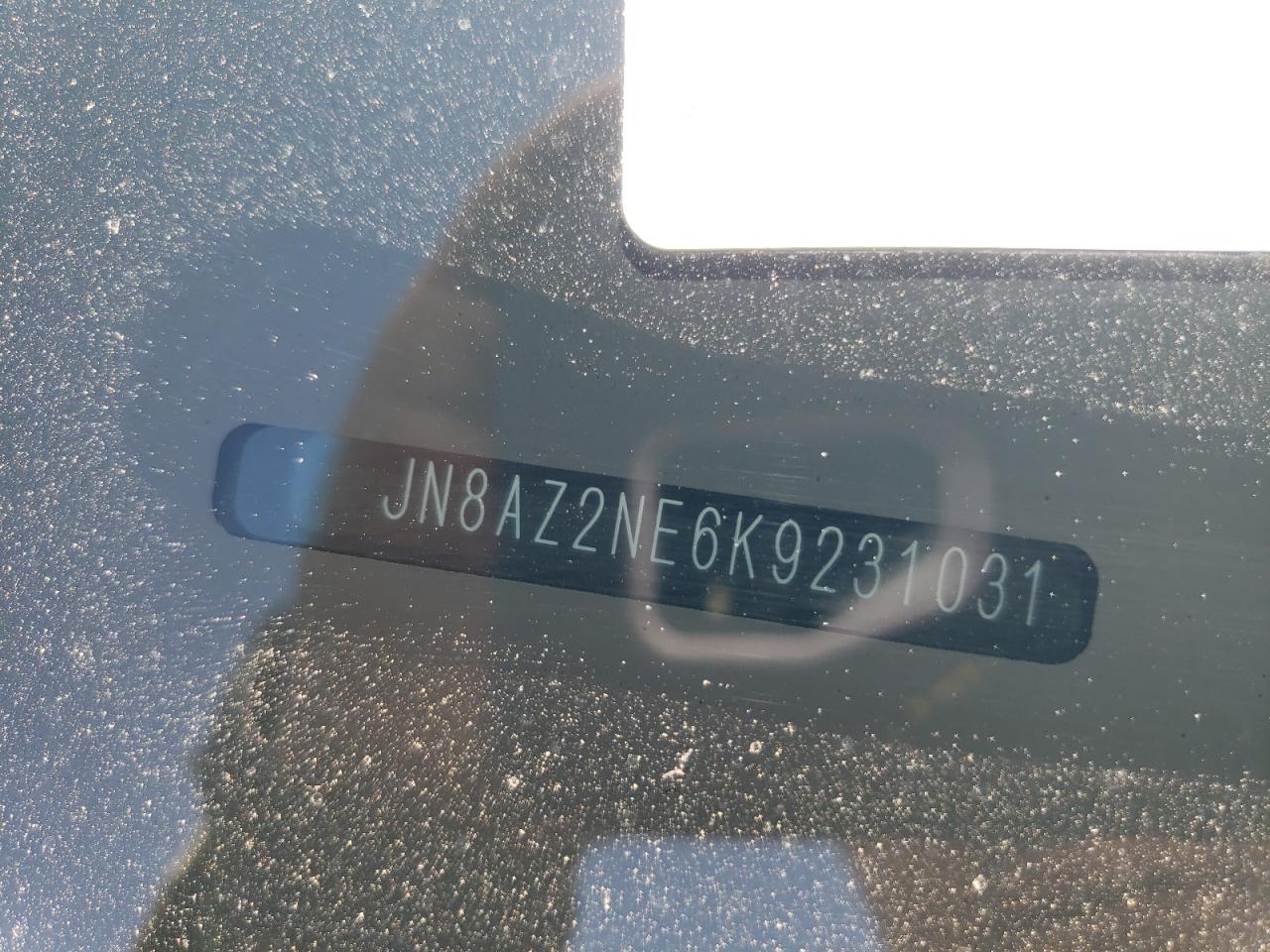 2019 Infiniti Qx80 Luxe VIN: JN8AZ2NE6K9231031 Lot: 62581255
