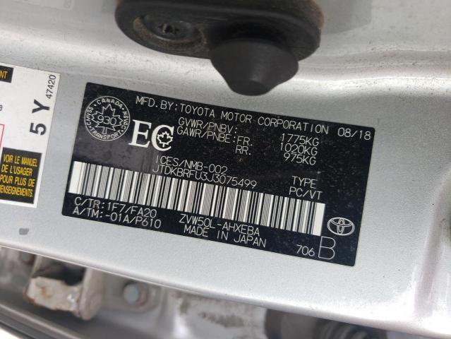 2018 TOYOTA PRIUS   