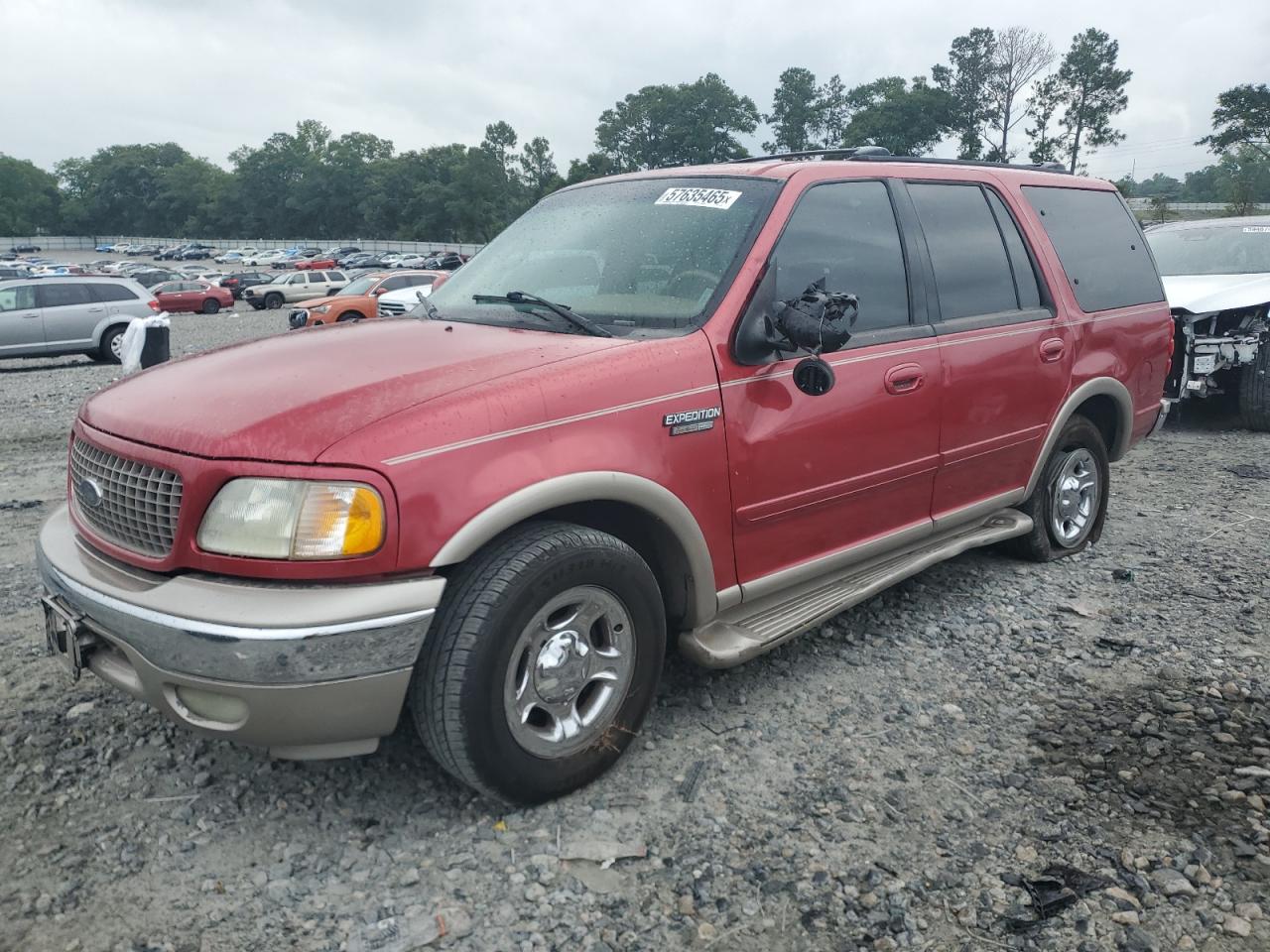 2002 Ford Expedition Eddie Bauer en Venta en Byron, GA - Rear End