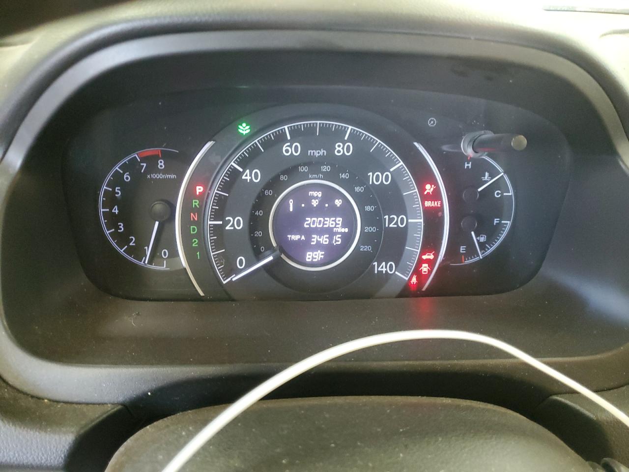 HONDA CRV 2012 VIN 5J6RM3H7XCL042123 zdjęcie 9