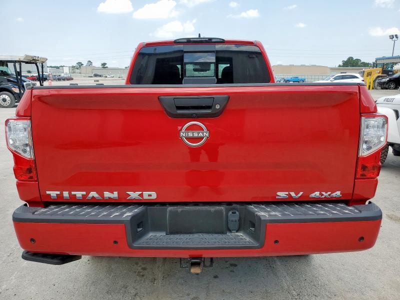  NISSAN TITAN 2023 Czerwony