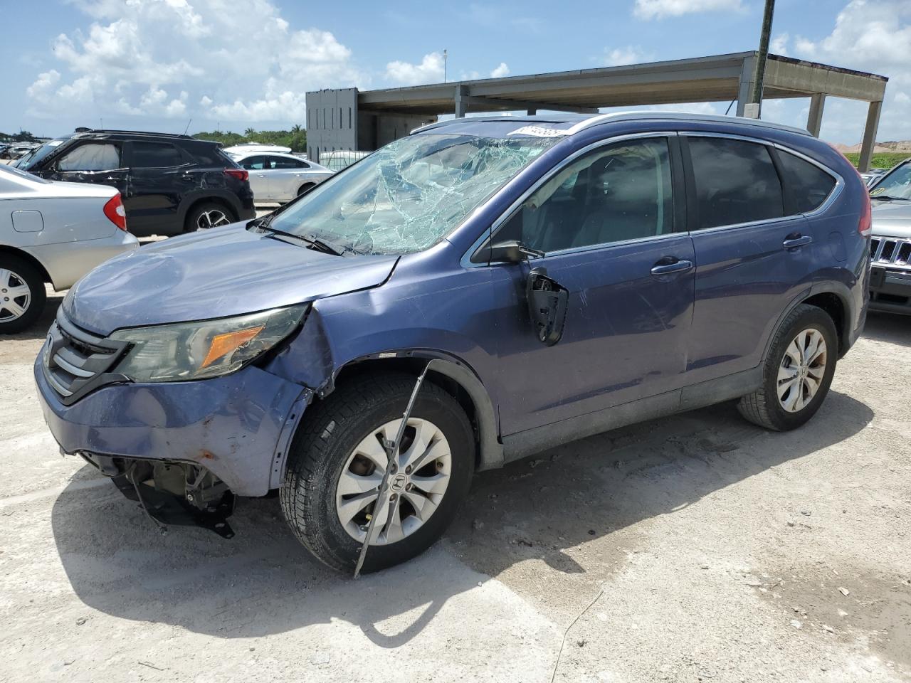 2013 Honda Cr-V Exl на продаже в West Palm Beach, FL - All Over