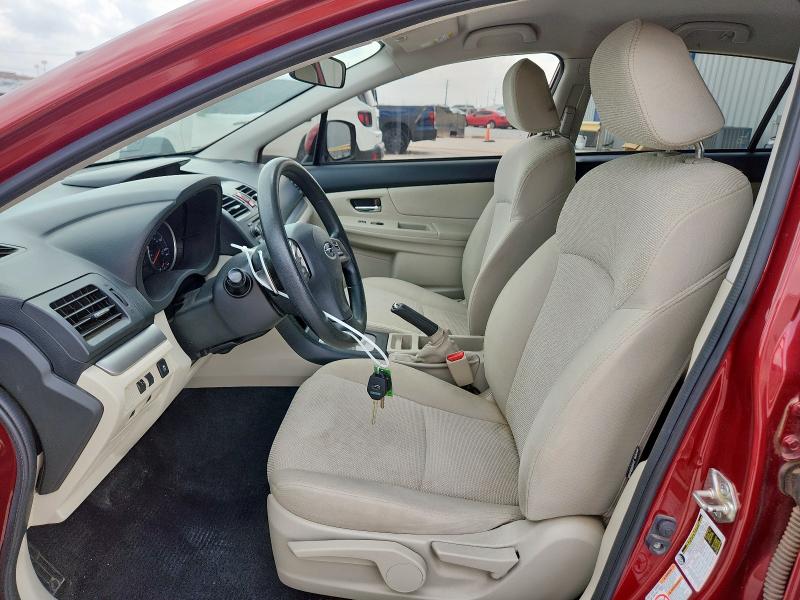  SUBARU XV 2014 Красный