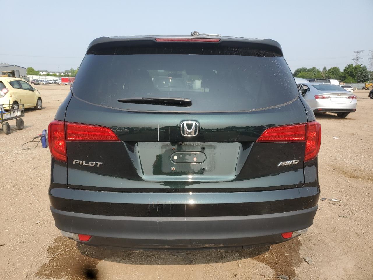 2017 Honda Pilot Lx VIN: 5FNYF6H14HB053900 Lot: 59289115