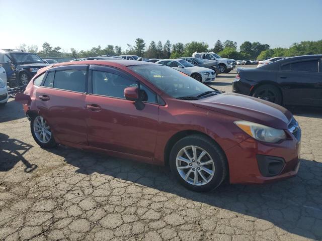 Crossovers SUBARU IMPREZA 2012 Czerwony