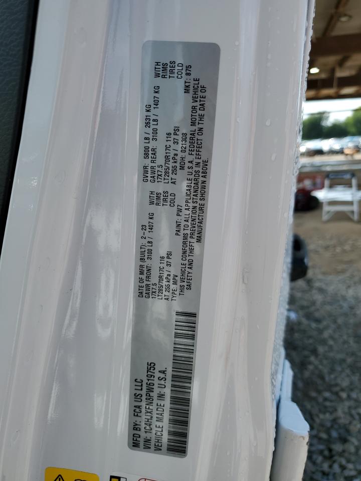 2023 Jeep Wrangler Rubicon VIN: 1C4HJXFN8PW619755 Lot: 62449735