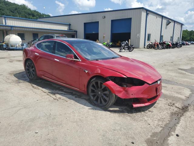  TESLA MODEL S 2020 Czerwony