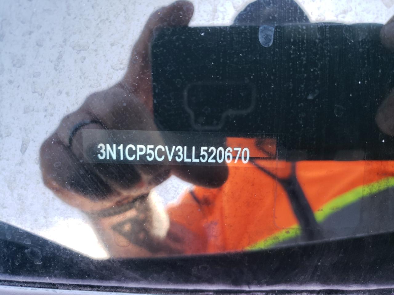 2020 Nissan Kicks Sv VIN: 3N1CP5CV3LL520670 Lot: 61921885