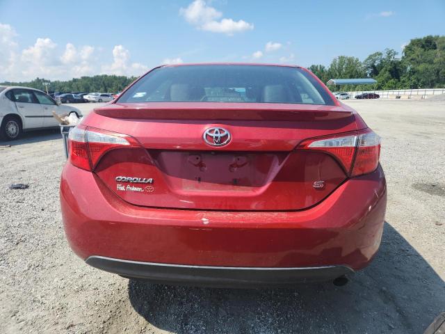 Sedans TOYOTA COROLLA 2015 Red