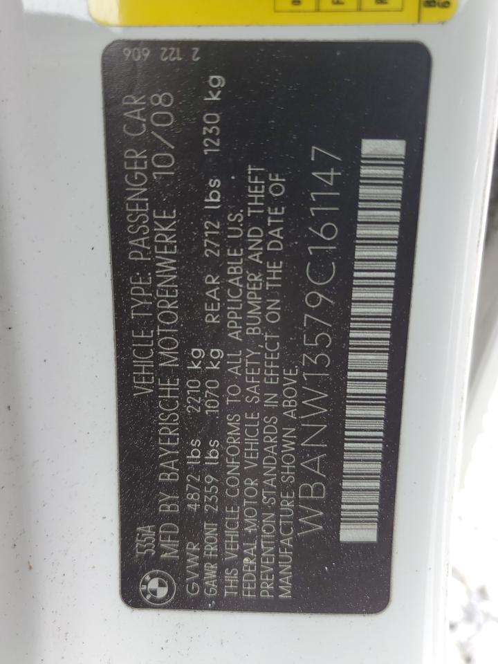 BMW 5 SERIES 2009 VIN WBANW13579C161147 zdjęcie 12