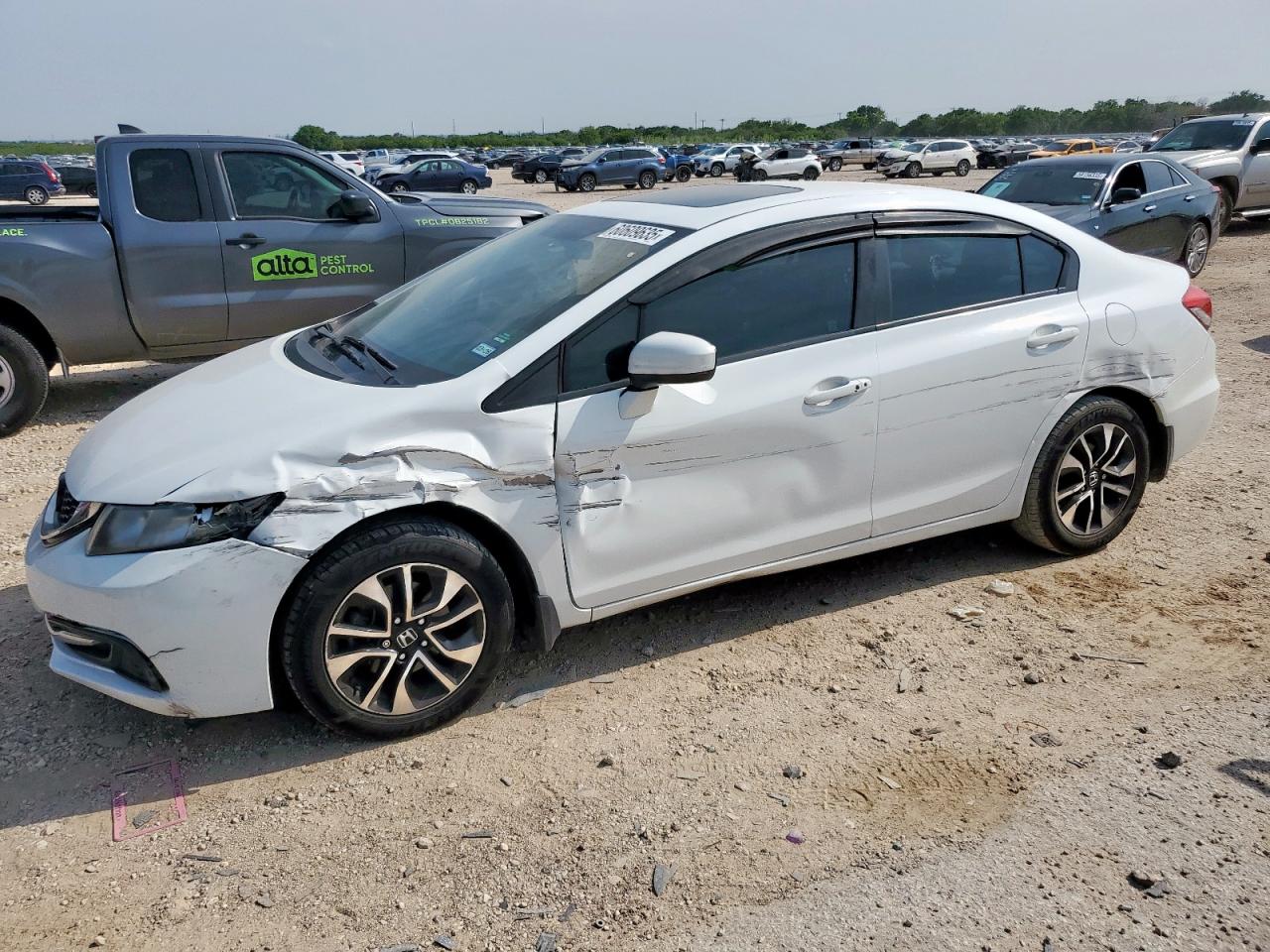 2014 Honda Civic Ex for Sale in San Antonio, TX - Side