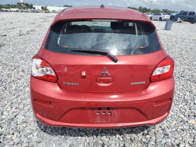  MITSUBISHI MIRAGE 2018 Czerwony