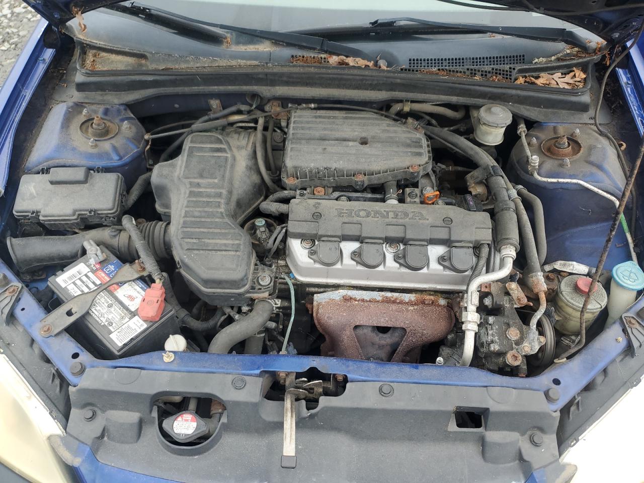 2004 Honda Civic Dx Vp VIN: 1HGES16334L015458 Lot: 60672115