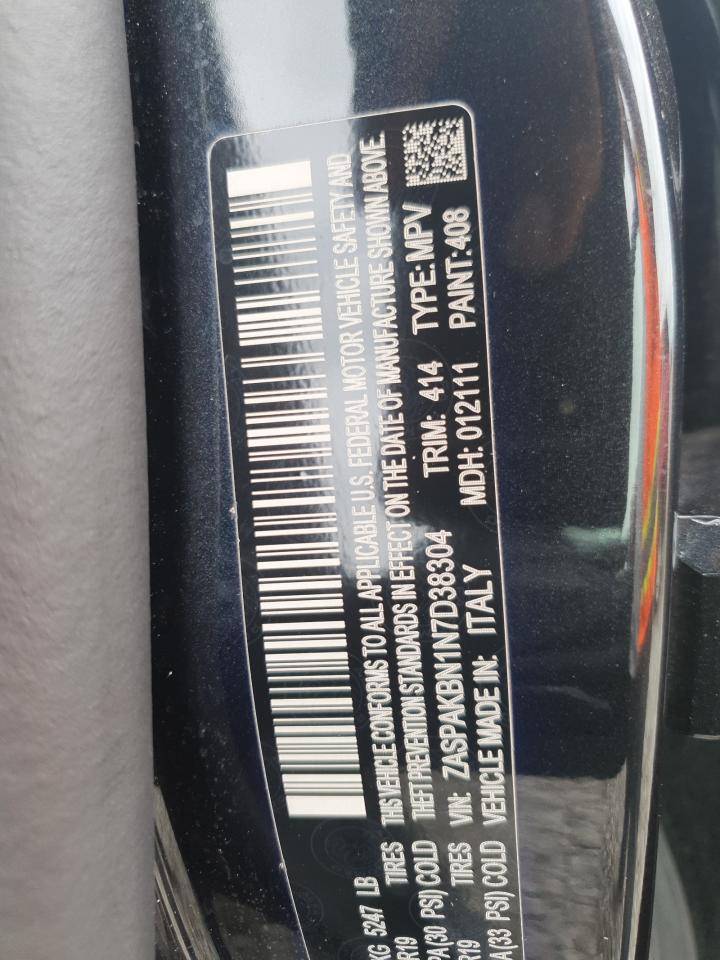 2022 Alfa Romeo Stelvio Ti VIN: ZASPAKBN1N7D38304 Lot: 61393005