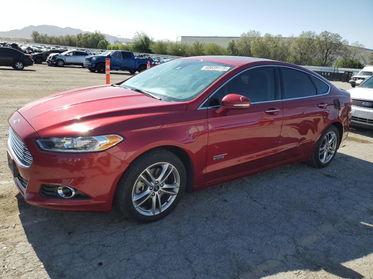 2015 Ford Fusion Titanium Phev للبيع في Las Vegas، NV - Side