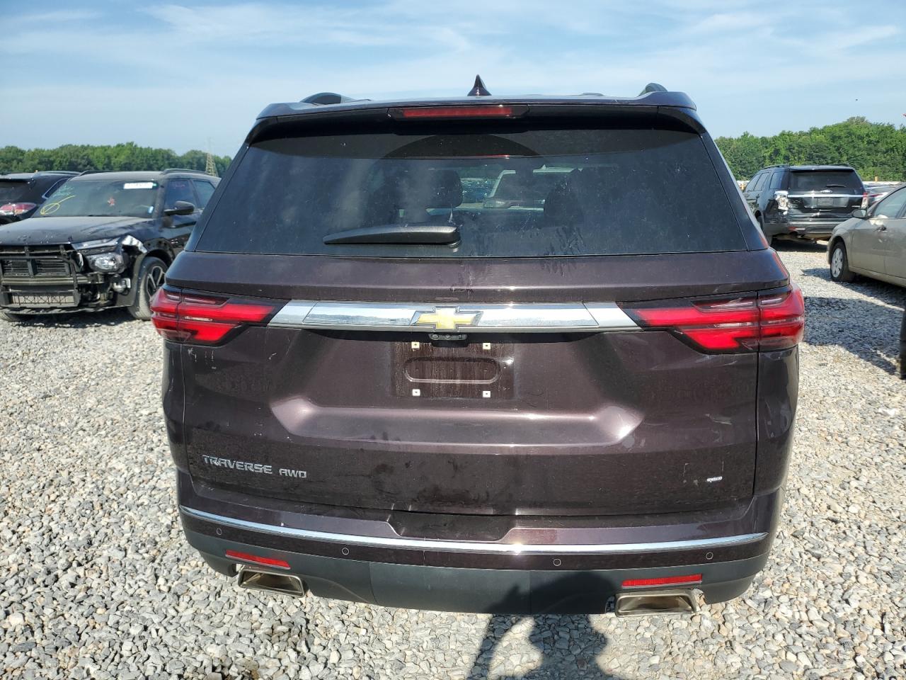 2022 Chevrolet Traverse High Country VIN: 1GNEVNKW2NJ100051 Lot: 62168255