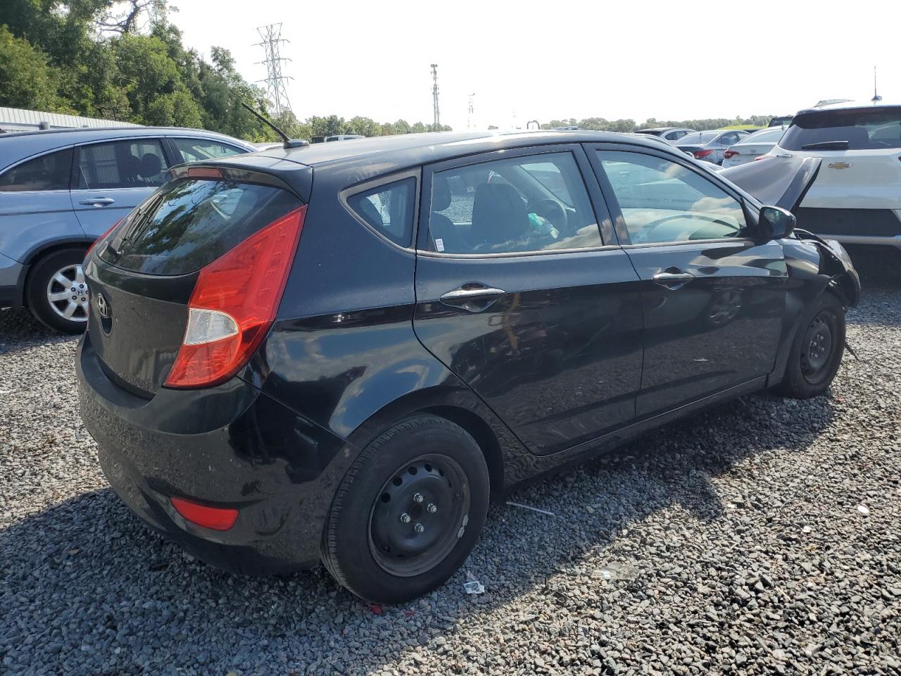 2017 Hyundai Accent Se black hatchback gas KMHCT5AE8HU363352 photo #4