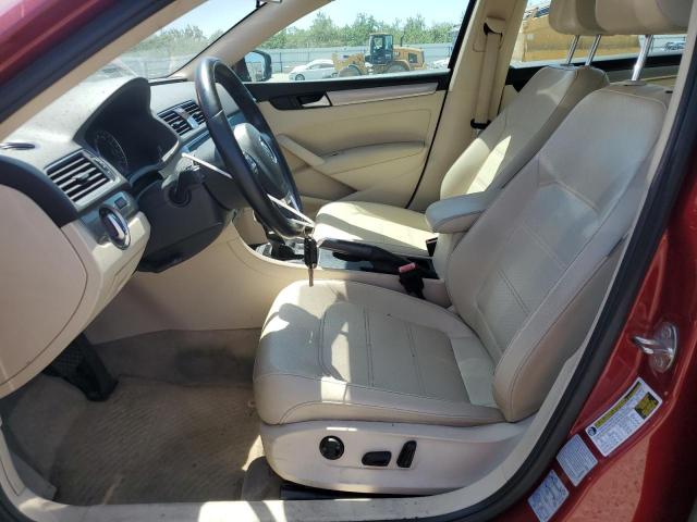  VOLKSWAGEN PASSAT 2015 Czerwony