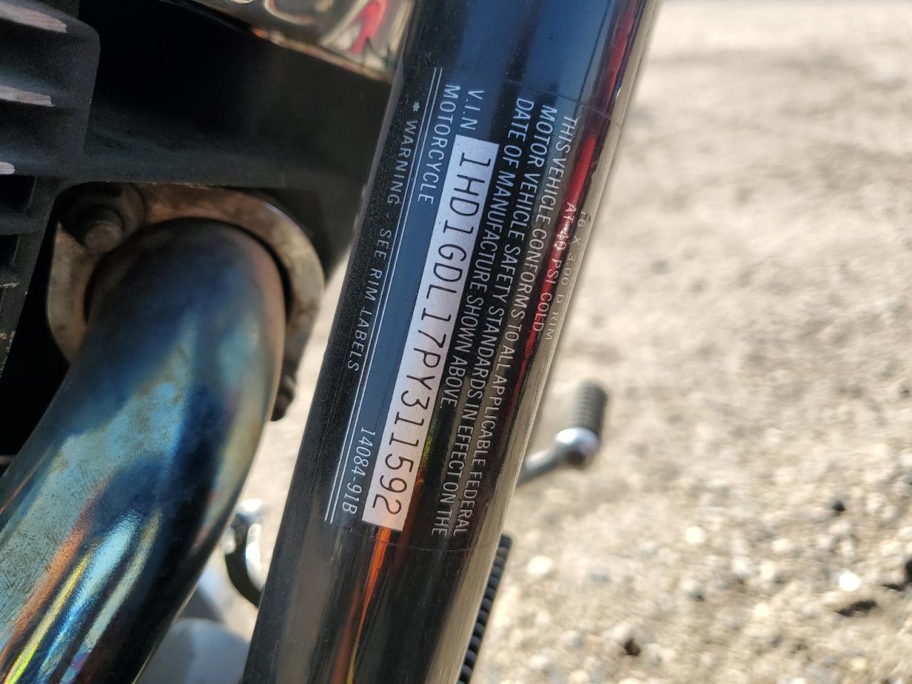 1993 Harley-Davidson Fxdl VIN: 1HD1GDL17PY311592 Lot: 61269785