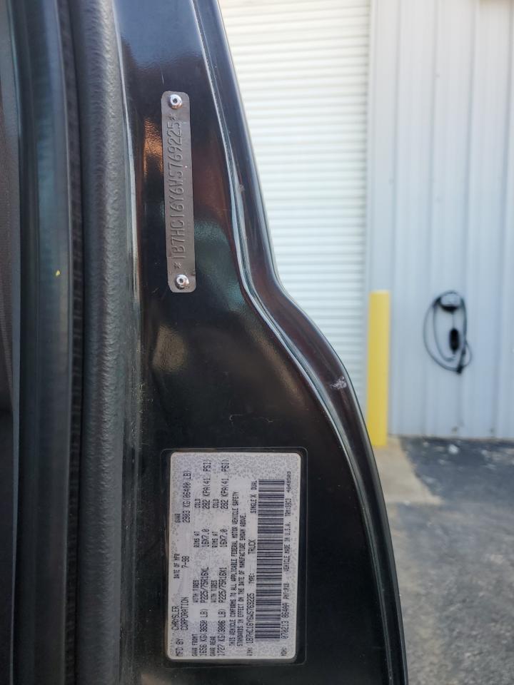 1998 Dodge Ram 1500 VIN: 1B7HC16Y6WS769225 Lot: 60629455